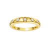 Geometric Studded Diamond Stackable Ring