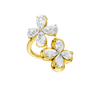 Amorati Asymmetrical Flower Ring