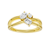 Architectural Diamond Cluster Ring