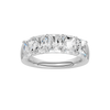 Tapered Luxe Radiant Diamond Ring