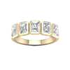 Skyline Diamond Mosaic Ring