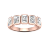 Skyline Diamond Mosaic Ring