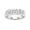 Skyline Diamond Mosaic Ring