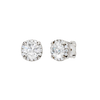 Aurelia 2-Carat Round Hidden Halo Studs