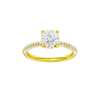 Alight: Round, Pavé, Hidden Halo