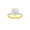 Alight: Round, Pavé, Hidden Halo