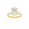 Alight: Oval, Pavé, Hidden Halo