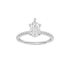 Alight: Pear, Pavé, Hidden Halo