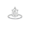 Alight: Pear, Pavé, Hidden Halo
