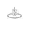 Alight: Pear, Pavé, Hidden Halo