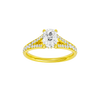 Solstice: Elongated Cushion, Channel, Hidden Halo
