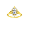 Solstice: Marquise, Plain, Halo