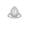 Solstice: Pear, Prong, Double Halo