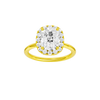 Provenance: Elongated Cushion, Plain, Halo