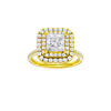 Provenance: Princess, Pavé, Double Halo