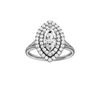 Solstice: Marquise, Plain, Double Halo