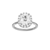 Provenance: Elongated Cushion, Plain, Halo