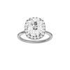 Provenance: Elongated Cushion, Plain, Halo