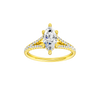 Solstice: Marquise, Prong, Hidden Halo