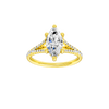 Solstice: Marquise, Prong, Hidden Halo