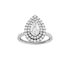 Alight: Pear, Prong, Double Halo