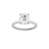 Alight: Elongated Cushion, Prong, Plain