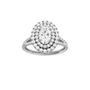 Solstice: Oval, Prong, Double Halo