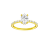 Alight: Oval, Prong, Hidden Halo