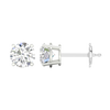 Lumiere Basket Diamond Stud Earrings
