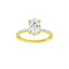 Alight: Oval, Prong, Hidden Halo