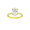 Alight: Oval, Prong, Hidden Halo