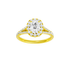 Solstice: Elongated Cushion, Prong, Halo