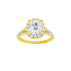 Solstice: Elongated Cushion, Prong, Halo