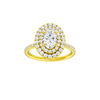 Alight: Oval, Prong, Double Halo