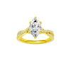 Vignette: Marquise, Prong, Plain