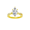 Vignette: Marquise, Prong, Plain