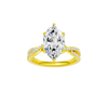 Vignette: Marquise, Prong, Plain