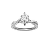 Vignette: Marquise, Prong, Plain