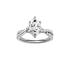 Vignette: Marquise, Prong, Plain