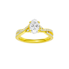 Vignette: Oval, Prong, Plain