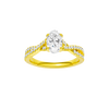 Vignette: Oval, Prong, Plain