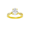 Vignette: Oval, Prong, Plain