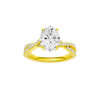 Vignette: Oval, Prong, Plain