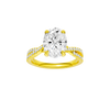 Vignette: Oval, Prong, Plain