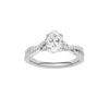 Vignette: Oval, Prong, Plain