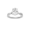 Vignette: Oval, Prong, Plain