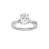 Vignette: Oval, Prong, Plain