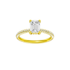 Alight: Emerald, Pavé, Hidden Halo