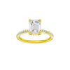 Alight: Emerald, Pavé, Hidden Halo