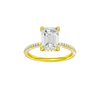 Alight: Emerald, Pavé, Hidden Halo